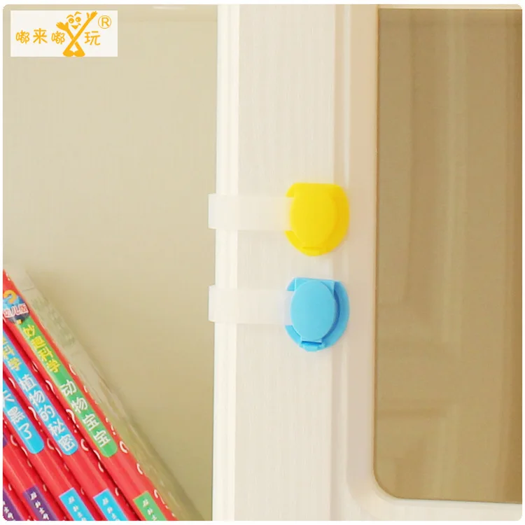 10 шт. ABS Младенческая малышей ящике двери шкафа шкафу замок безопасности для малышей и детей постарше безопасности Пластик замки для защиты