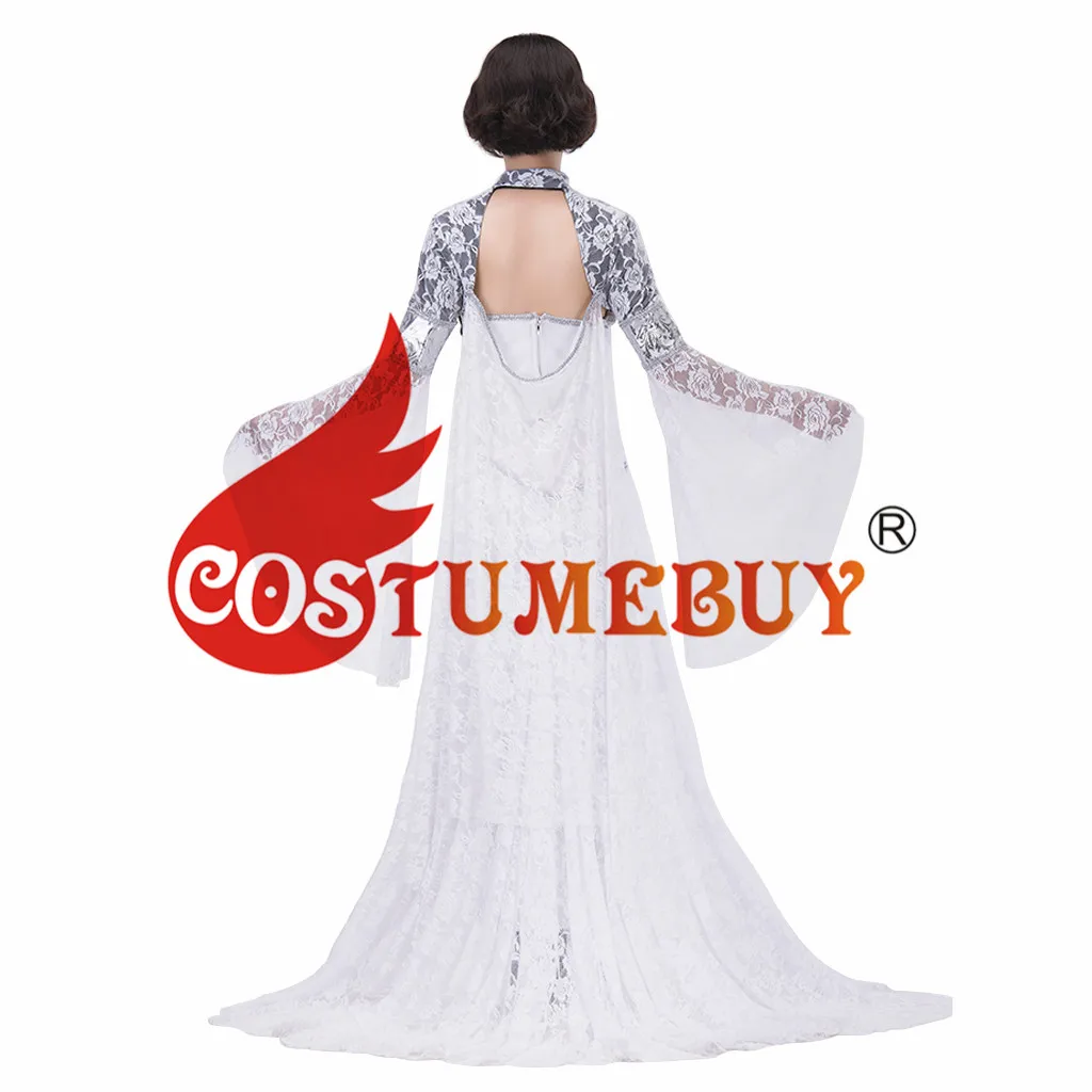 CostumeBuy игра FF XV Lunafreya Nox Fleuret платье косплей костюмы Kingsglaive FF15 женский сексуальный костюм платье L920