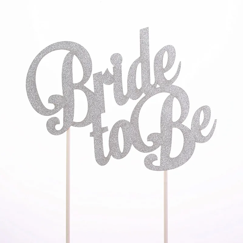 С надписью "Bride to be" торт топпера, флаги блестящие украшения для кексов, наряд для свадьбы и дня рождения для невесты нарядное вечерние Baby Shower выпечки DIY Рождественский Декор