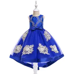 Очаровательные платья с цветочным рисунком для маленьких девочек, фатиновые вечерние платья без рукавов для девочек, детское платье для