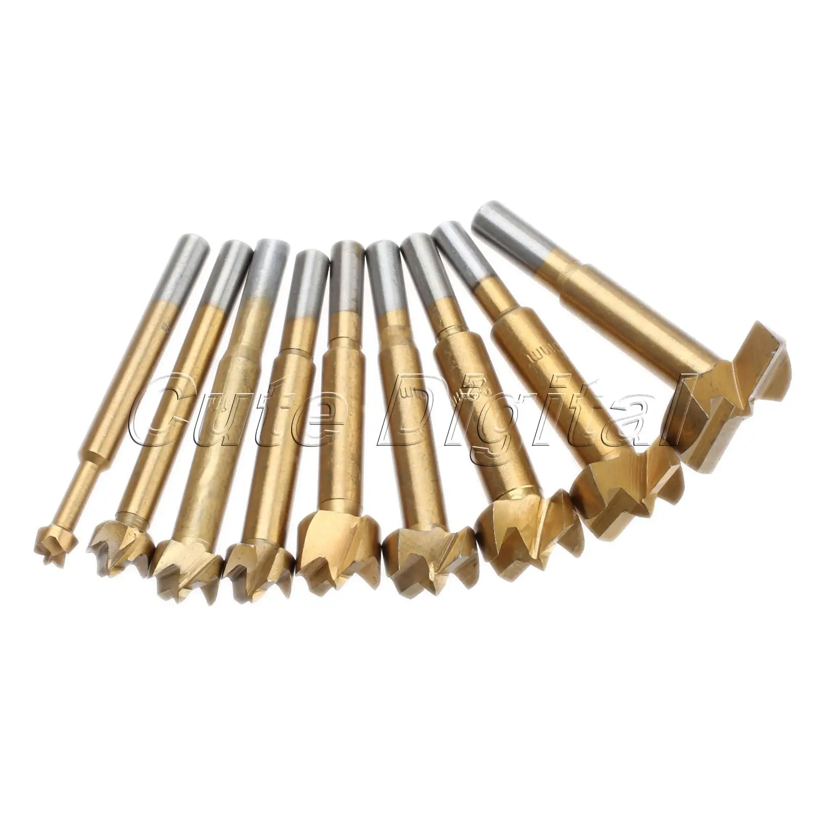 1pc HSS Titanium Coating Drill Bit Set Wood Drilling Woodworking Boring Hole Saw Cutter Tool herramientas 10/14/15/16/18/20/22mm