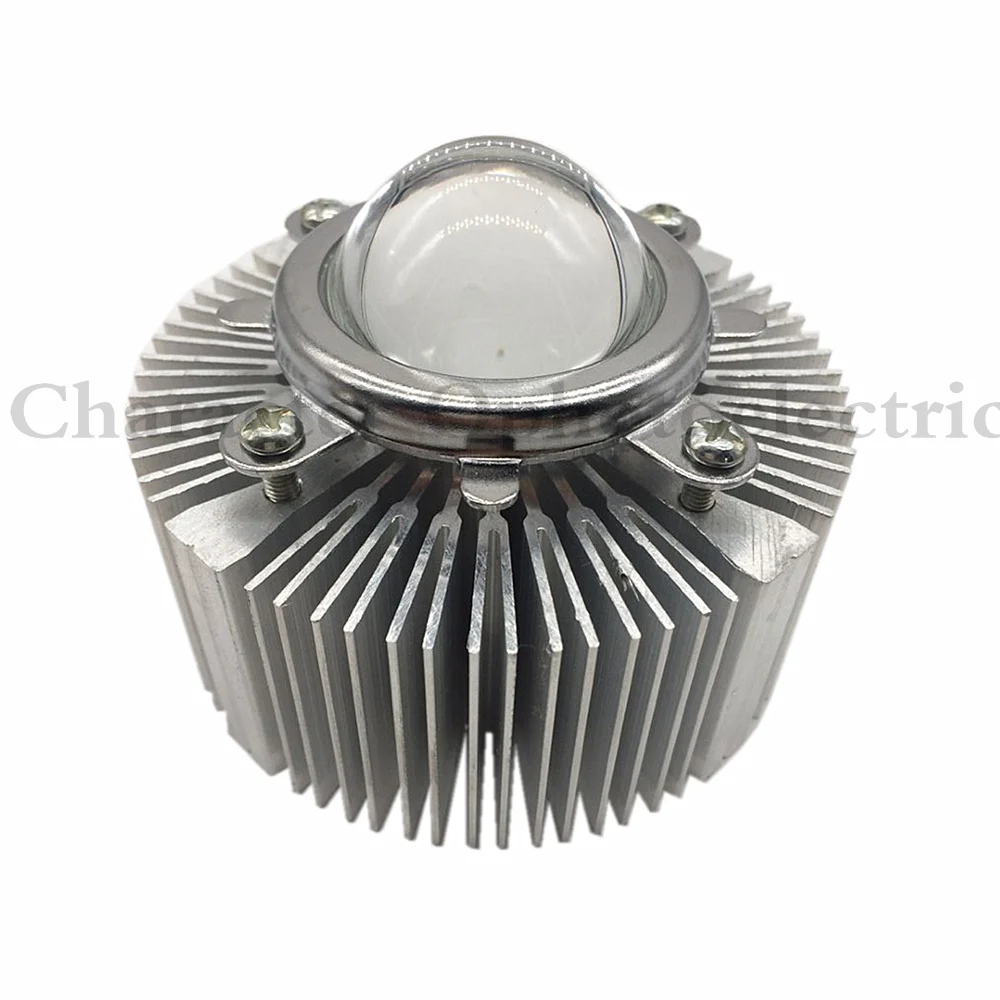

20W 30W 50W 100W Watt High Power LED Heatsink + 44mm Lens+Reflector Bracket kit for 20W-100W LED chip DIY