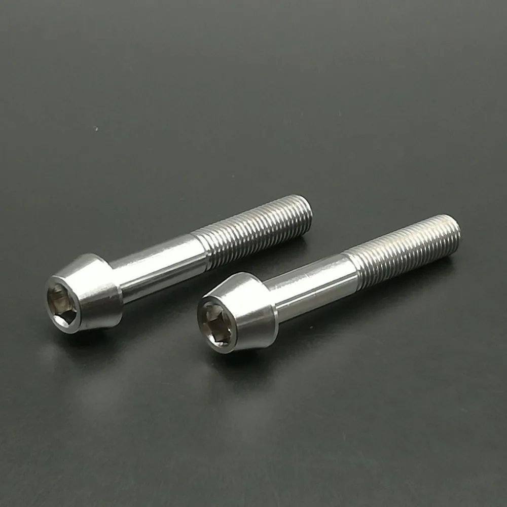 M10x60mm 1.25 Pitch Taper Head Titanium Ti For Ducati Front Brake Caliper Motor Bike Bolt Accessory 2pcs | Обустройство дома