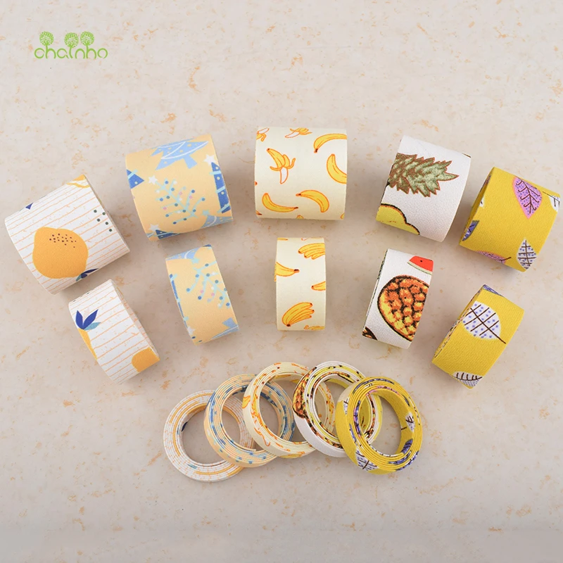 

Высококачественная желтая хлопковая лента Chainho, 5 ярдов/шт., набор для рукоделия, подарочная упаковка ручной работы, аксессуары для волос, материалы для свадьбы