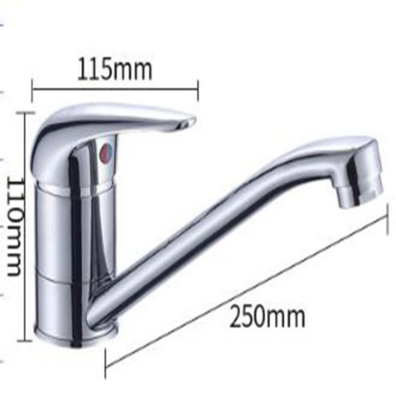 Rotatable Spout Mixer Kitchen Faucet Single Holder Single Hole Contemporary Kitchen Tap Faucets Brass Body Bathroom Fixture Rotatable Spout Mixer Kitchen Faucet Single Holder Single Hole Contemporary Kitchen Tap Faucets Brass Body Bathroom Fixture