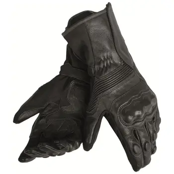 

Black ASSEN Dain Gloves Street Motorcycle Road Track Racing Winter Genuine Leather Gloves