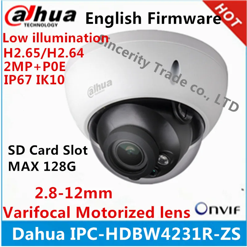 bilder für Dahua H2.65 IPC-HDBW4231R-ZS Ip-kamera 2,8mm ~ 12mm vario motorisierte objektiv 2MP IR50M mit sd Card slot POE netzwerk kamera bilder für Dahua H2.65 IPC-HDBW4231R-ZS Ip-kamera 2,8mm ~ 12mm vario motorisierte objektiv 2MP IR50M mit sd Card slot POE netzwerk kamera
