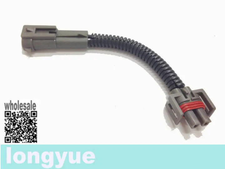 

longyue 2pcs universal 2 way connector plug and play extension harness 6