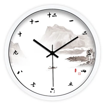 

Creative Wall Saatk Antique Classic Chinese Up Saat Large Watch Digital Wall Saatk Modern Design Nixie Watch Decoration W50185