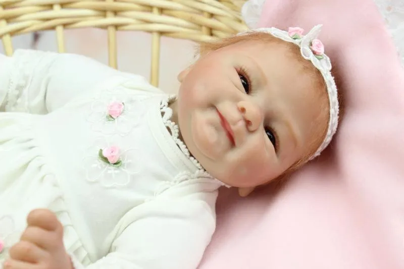 

Free shipping lifelike reborn baby doll wholesale soft real touch reborn dolls fashion collectible doll Christmas gifts toys