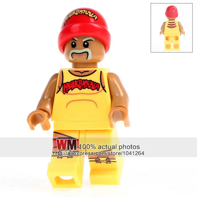 

Single Hulk Hogan Terry Gene Bollea Super Hero Building Block Action bricks Brick building blocks Children Gift Toys