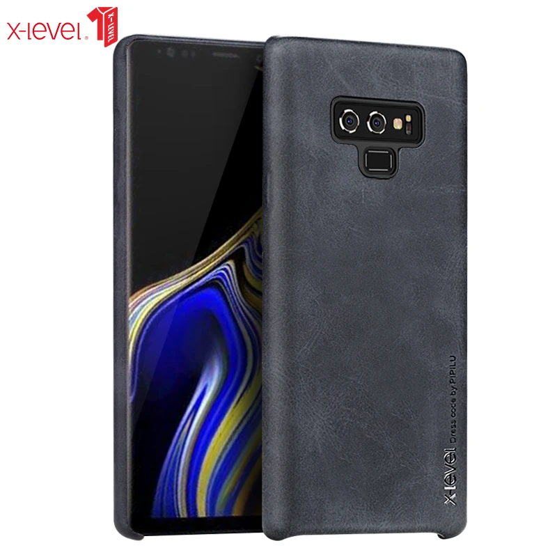 

High Quality Ultra thin Vintage PU Leather Back Cover Case For Samsung Galaxy Note 9 Case Note9 Moblie Phone Case Free Shipping