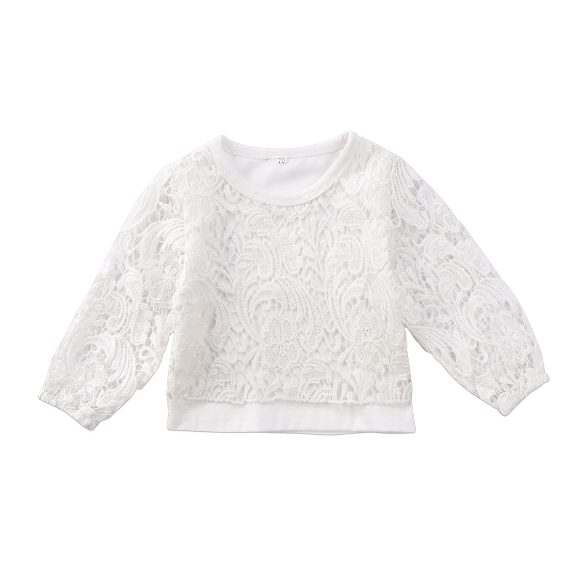 

Toddler Infant Kids Baby Girl Clothing Tops Lace Flower Long Sleeve Blouses Flower Cute Top Clothes Baby Girls
