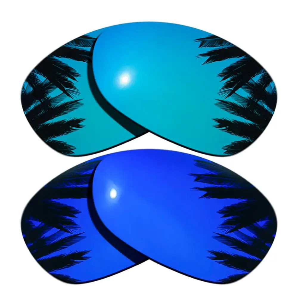 Поляризованные зеркальные линзы для замены покрытия-Оукли X Металл XX рамка мульти-цвета - Цвет линз: Ice Blue-Purple
