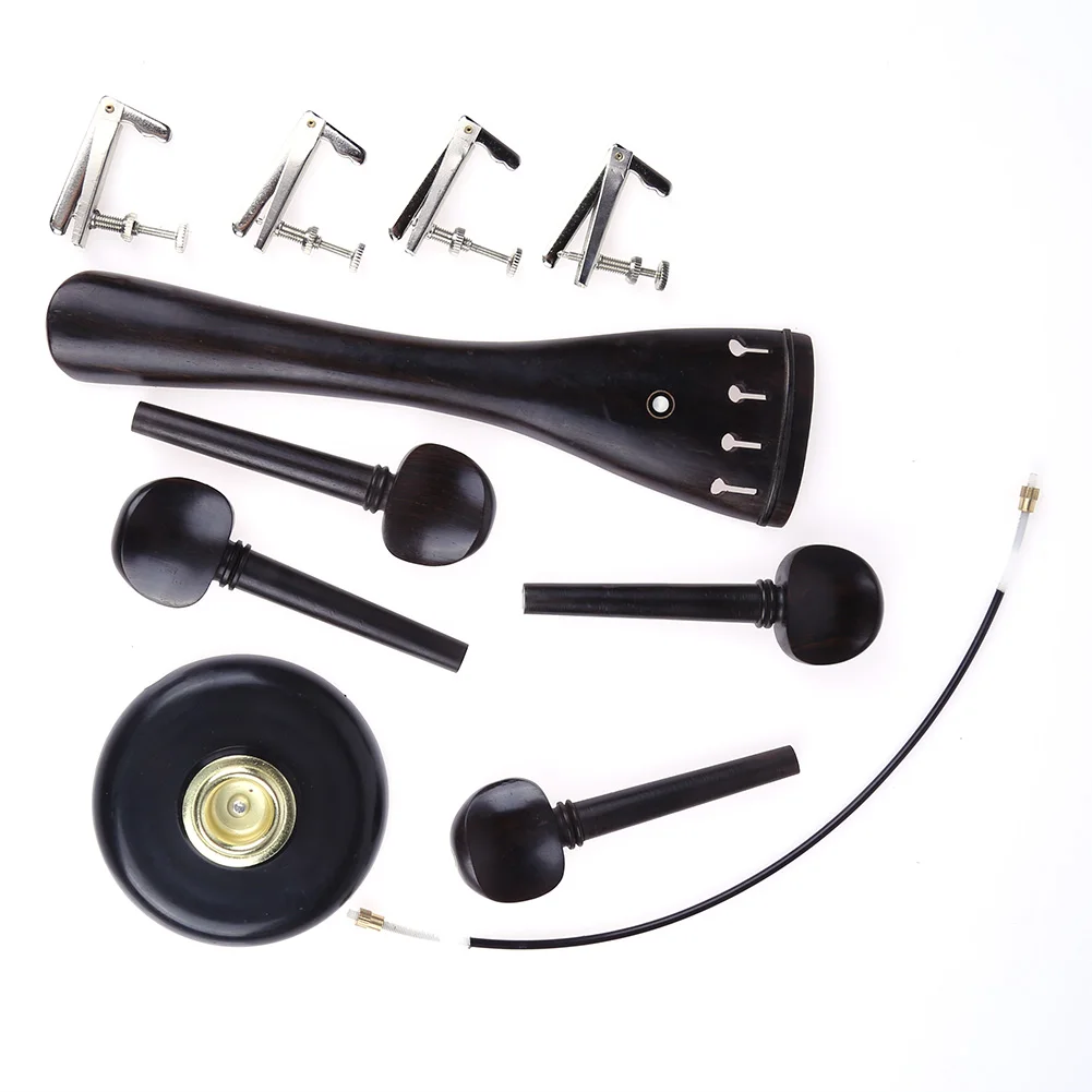 

High Quality 5 in 1 Full Set Accessory for 4/4 Cello Instrument Upgrade Accessories Tool Stringed Instruments