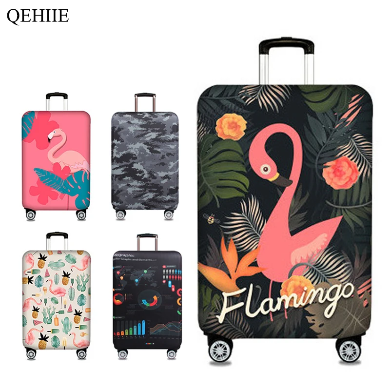 Wellknown Brand Luggage Cover High Elastic Thickening Trolley Case Cover Suitcase Dust Cover Fashion Travel Accessories 2018 Hot