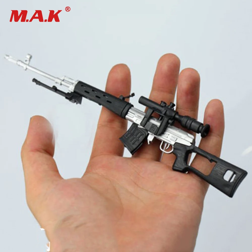 Russian Black Wood-like 1//6 Scale SVD Sniper Rifle Tactical Weapon Gun Toy Gift