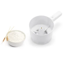 PP пластиковые электрические ручные муки шейкеры сифтеры с основой из Нержавеющей Стали Просеиватель выпечки Кондитерские инструменты кухонные гаджеты 23,5*11 см