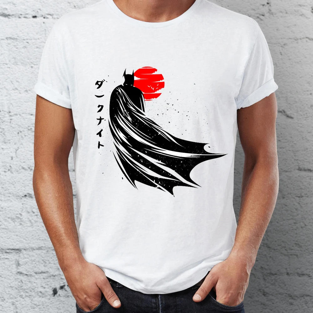 Футболка мужская с японским Бэтменом под солнцем|men t shirt|t shirtt shirt japanese |
