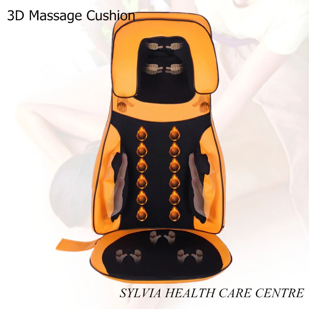 Full body Thai Back kneading neck shiatsu massager cushion air