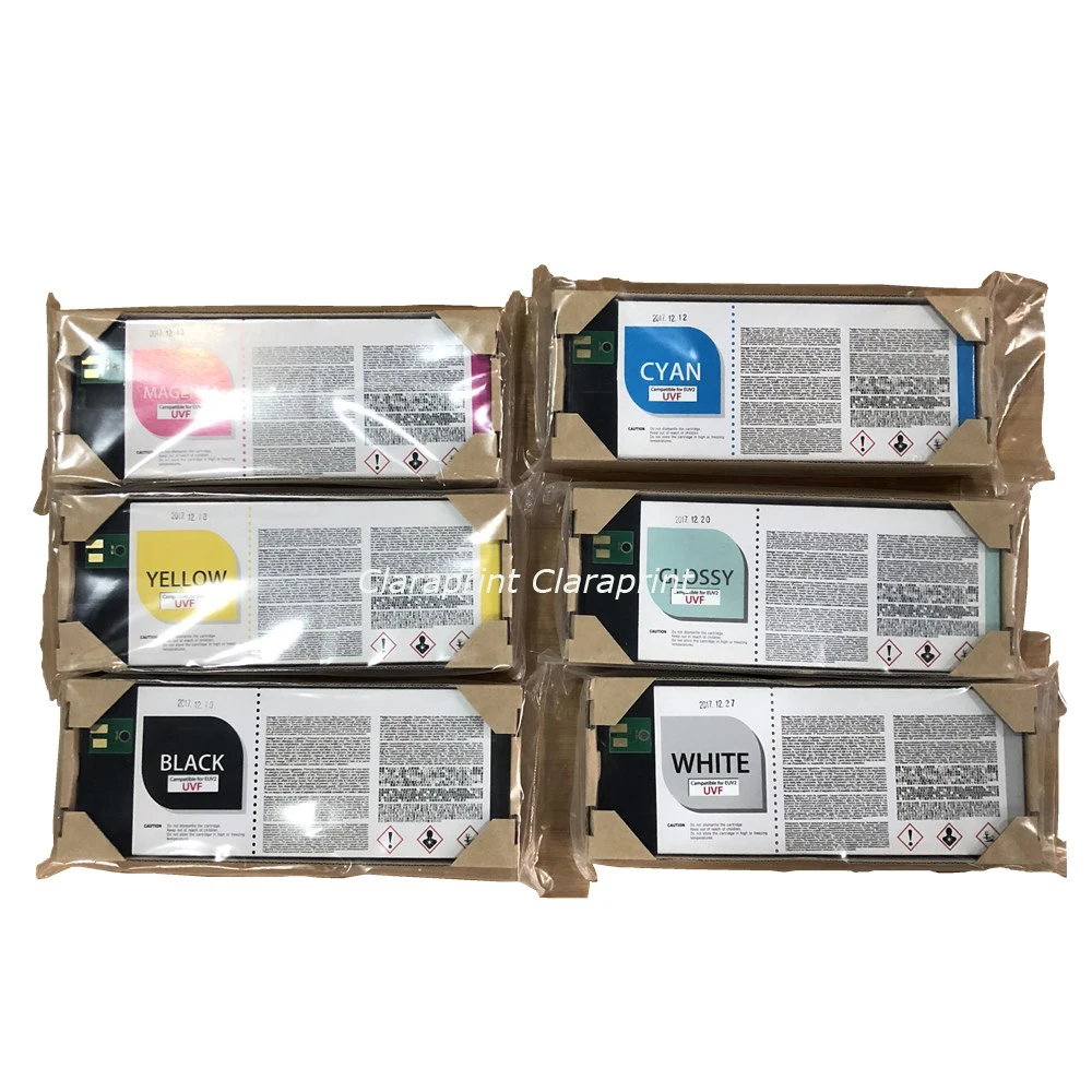 

6 colors/set Compatible Flexible UV-LED Ink Cartridge for Roland LEF-200 LEF-12i LEC-300A LEC-540 UV Inkjet Printer 220ml