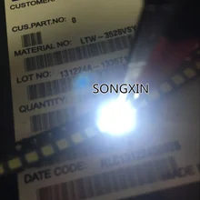 500 шт LITEON светодиодный подсветка 1,5 Вт 3 в 3528 2835 1210 холодный белый Светодиодный ЖК-Телевизор подсветка ТВ Приложение LTW-3528VSY-40