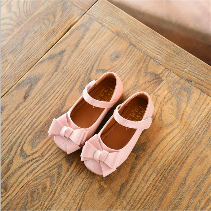 party girls shoes new fashion 2018 baby children kids girl princess leather red shoe spring autumn size 21~36 over 2 years old