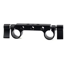 Super Light weight 15mm Rod Clamp with 1/4″ Standard Thread for Camera Cage 15mm Rod Support Rail System DSLR Camera Rig – 202