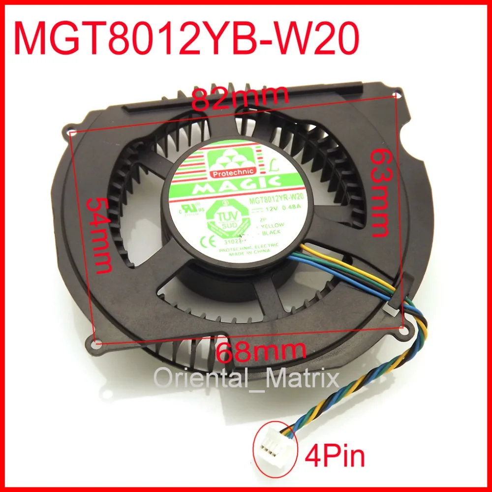 Кулер для ZOTAC GTX460 12 В MGT8012YB-W20 А 4 контакта | Компьютеры и офис