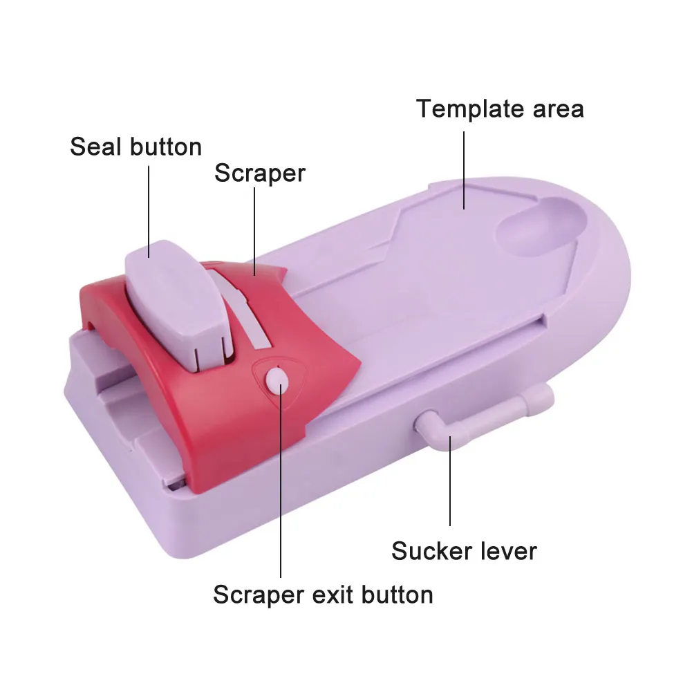 Набор принтеров для нейл-арта DIY печатная машина для печати штампов маникюрные инструменты 789 - Цвет: as picture