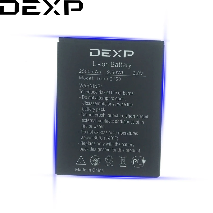 

Original In Stock NEW 2500mAh Battery For DEXP Ixion E150 Soul Cellphone + Tracking Number