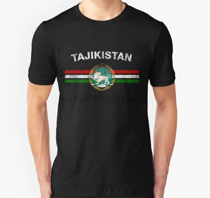 

Men Short sleeve tshirt Tajik Flag Shirt Tajik Emblem Tajikistan Flag Shirt T Shirt Women t-shirt