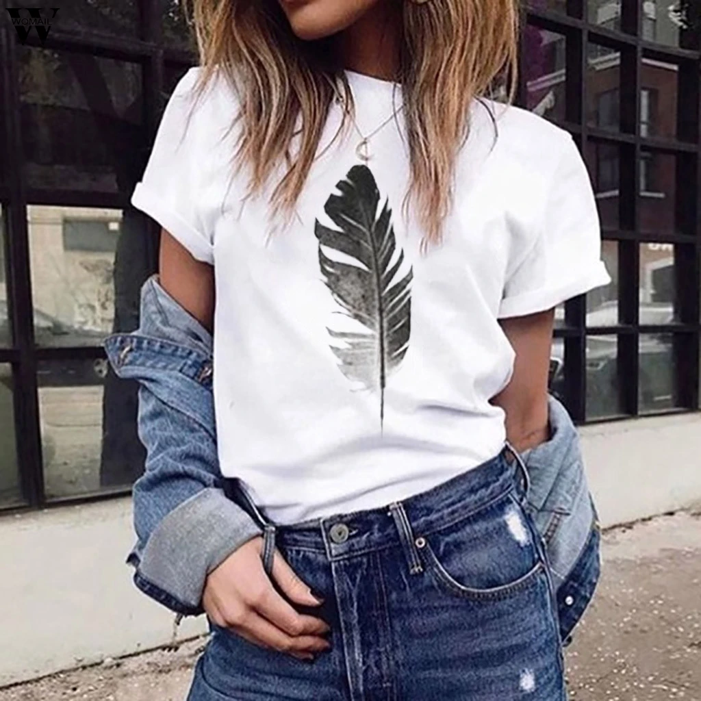 

New T Shirt Women Print Tops Harajuku Tshirt 2019 Summer Short Sleeve Korean Punk T-shirt camiseta feminina Jan25