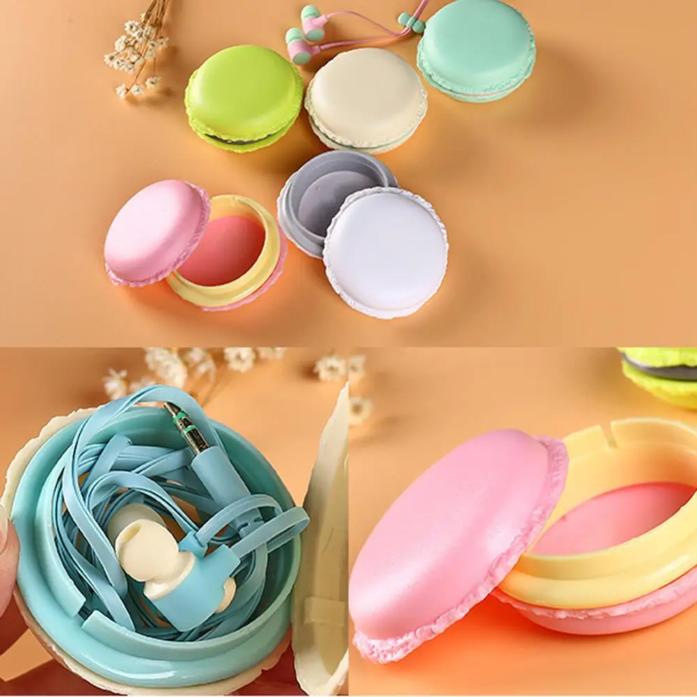Cute Macarons Candy Color in-ear Earphones Phone Earbuds for xiaomi Iphone MP3 MP4 Music Player Girls Gift (2)