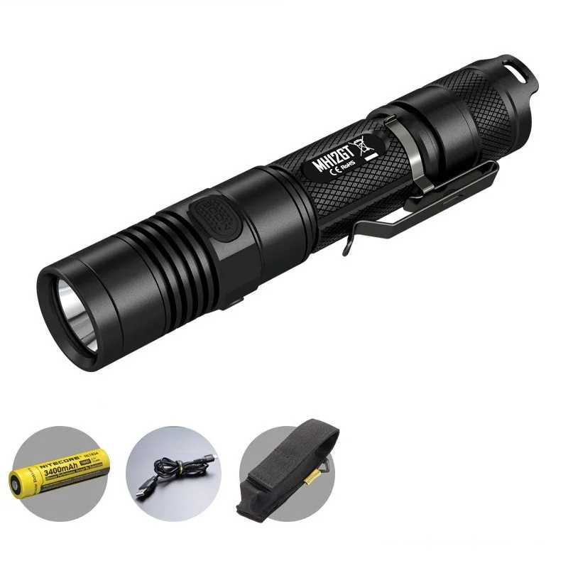  NITECORE MH12GT LED Flashlight CREE XP-L HI V3 1000 Lumens USB Rechargeable Torch Flashlight with N - 32892307015