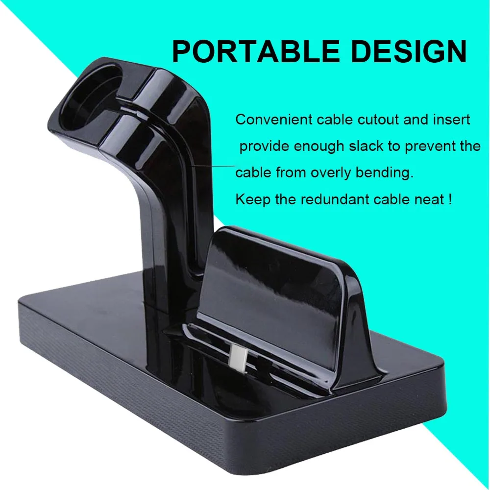 YIESOM 2 IN 1 Charging Dock Station Stand Holder Charger For Huawei Mate 20 Pro P30 P20 Lite Samsung S10 S9 S8 Xiomi Mi 9 8 Lite (12)