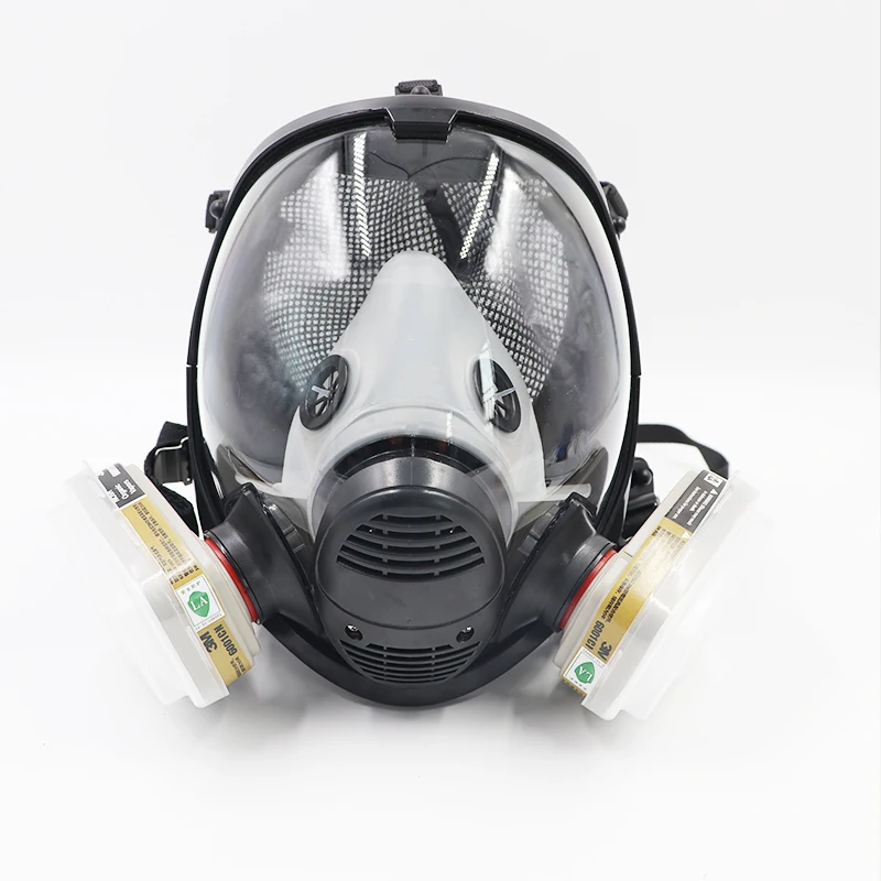 Gas Mask 7 Suits Full Face Respirators Chemical Organic Gases And