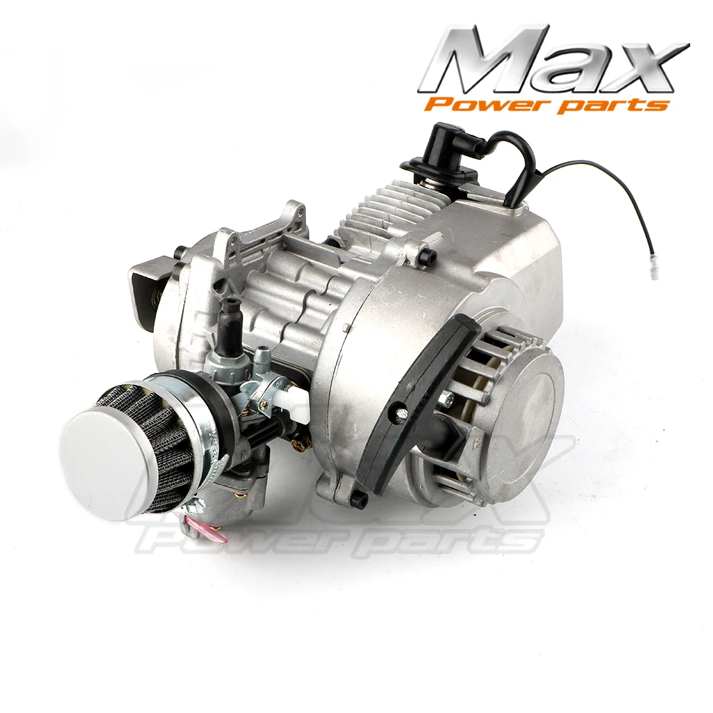 43cc 47cc 49cc 2 stroke Engine Motor for Mini Pocket Bike Scooter Dirt Bikes ATV Quad Motorized