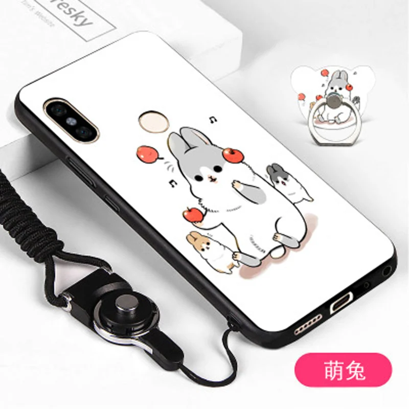 Чехлы для телефонов Xiaomi Mi 6X чехлы с мультяшным рисунком прозрачный чехол мягкий