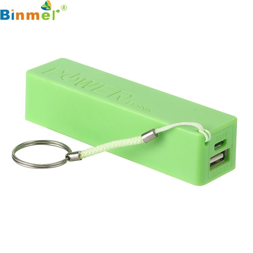 Binmer Factory Price 2600mAh USB External Portable Power Bank Backup Battery USB Charger For