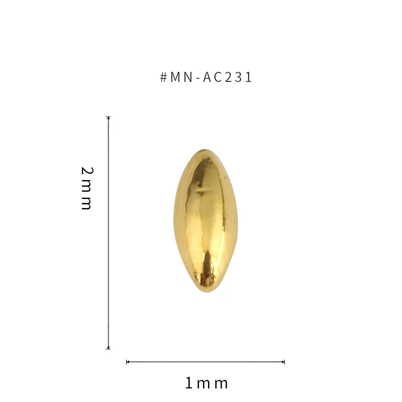 Модельные украшения для ногтей из металлического сплава, 50 шт., узоры для ногтей, декоративные украшения для гель-лака для ногтей, стразы золотистого цвета, шпильки - Цвет: 231