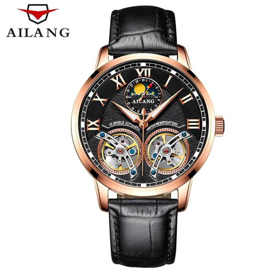 Часы AILANG мужские автоматические механические водонепроницаемые|watch brand men|watch