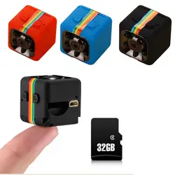 Мини Камера SQ11 1080 P Спорт DV мини инфракрасного ночного монитор для зрения скрытые мини видеокамеры HD DV видео Регистраторы Поддержка TF карты