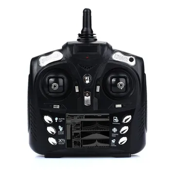 

Black Remote Control Parts Control Flying Strong Durable Replace Accessories Quadcopter Remote Control Efficient