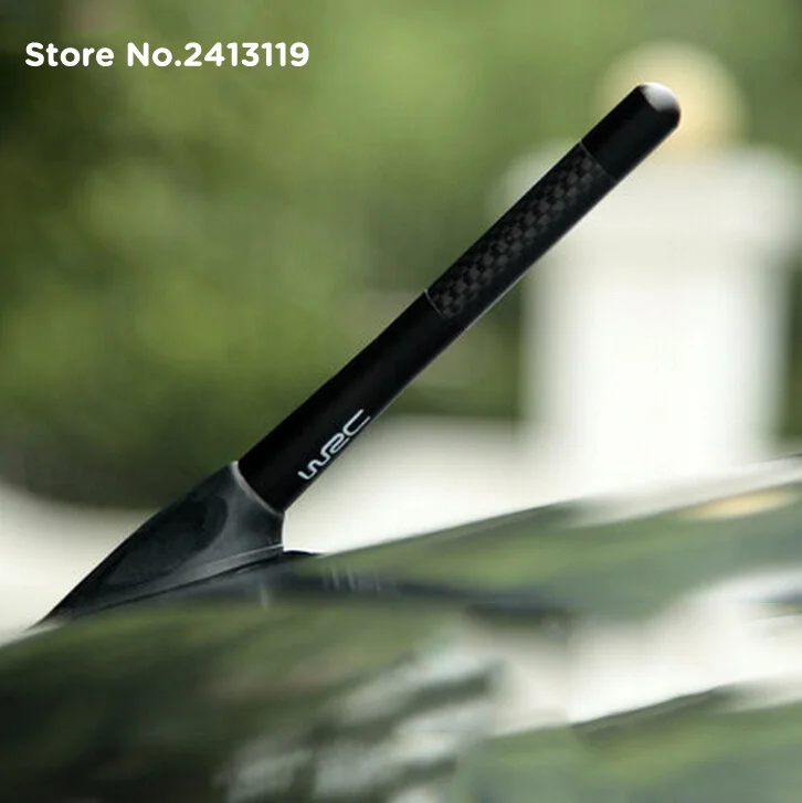

Carbon Fiber Car FM Radio Aerial Antenna Modify for KIA RIO Ford Focus Hyundai IX35 Solaris Mitsubishi ASX Outlander Pajero