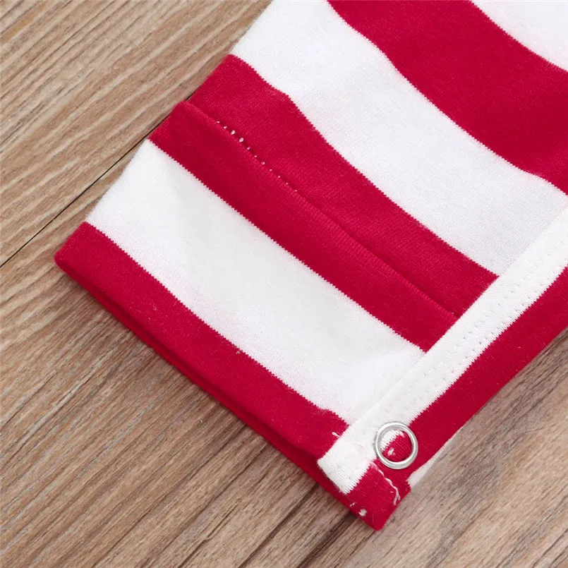 Baby Fashion Newborn Baby Boys Girls Long Sleeve Striped Romper Jumpsuit Clothes Outfits romper do beb menina #15O22 (5)