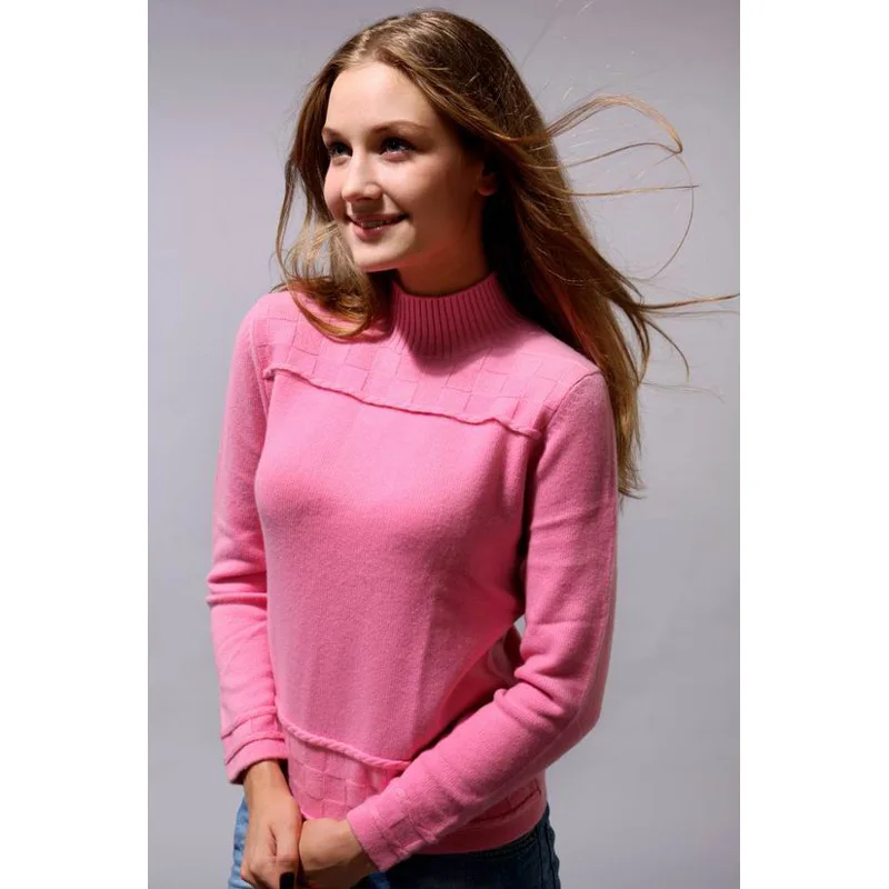 Rouge Épais Gratuite Cachemire Naturel 100 Pastèque Pull Chaud Haute En Roulé Femmes Qualité Liquidation Livraison Col mn0yNwv8OP