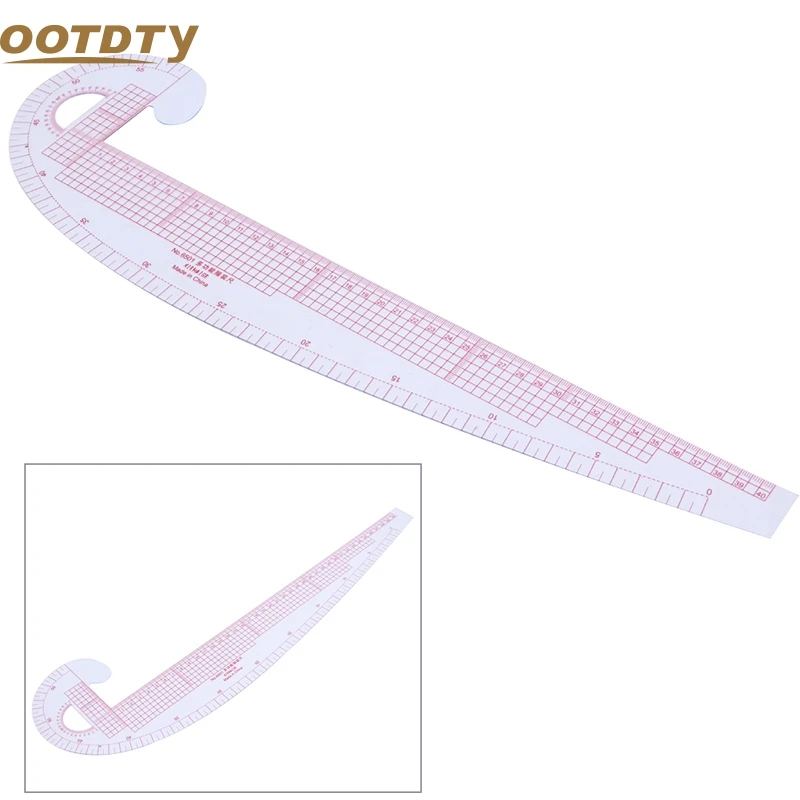 

S-home New Multi-function Clothing Ruler for Making Clothes Tailor Sewing Tool Plastic JUL7