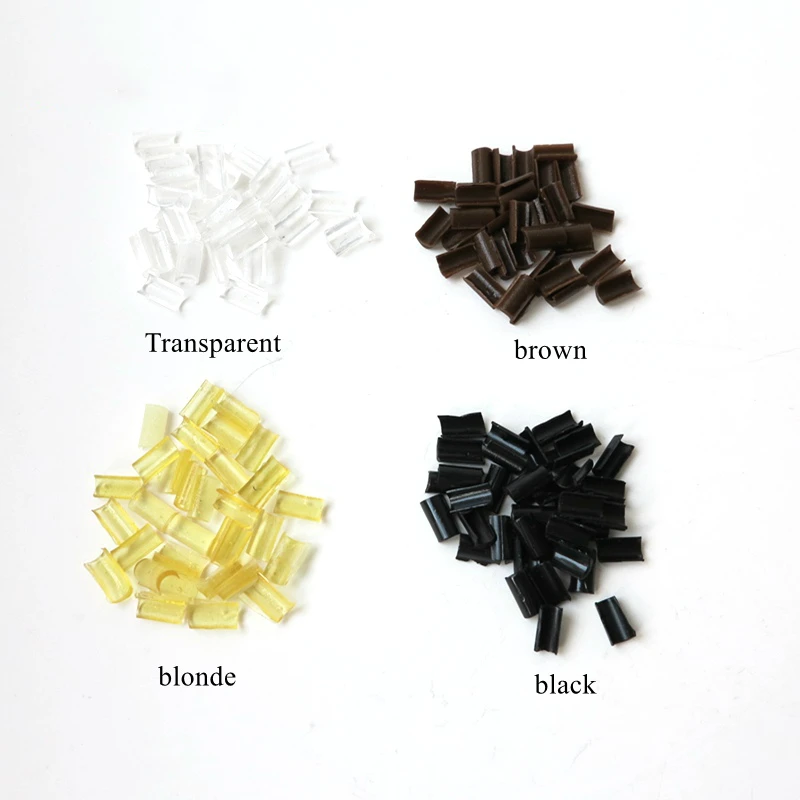 200pcs Keratin glue for hair Nail Tip Keratin U-Shaped Fusion Chips Glue Nail Tip Keratin Nail Tip for hair extension