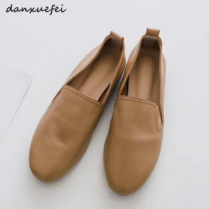 

3 Color size 33-40 women's real leather slip-on ballerians brand designer leisure espadrilles soft moccasins ballet flats shoes
